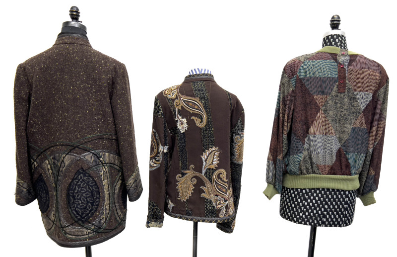 Koos Van Den Akker - Coats, Sweater, and Scarf, Group of 4