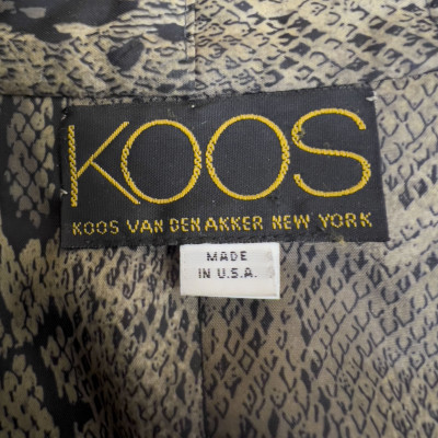 Koos Van Den Akker - Coats, Sweater, and Scarf, Group of 4