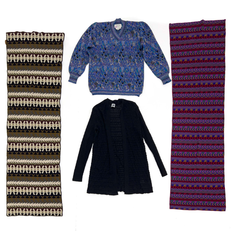 Missoni - Sweaters and Scarves, Group of 4