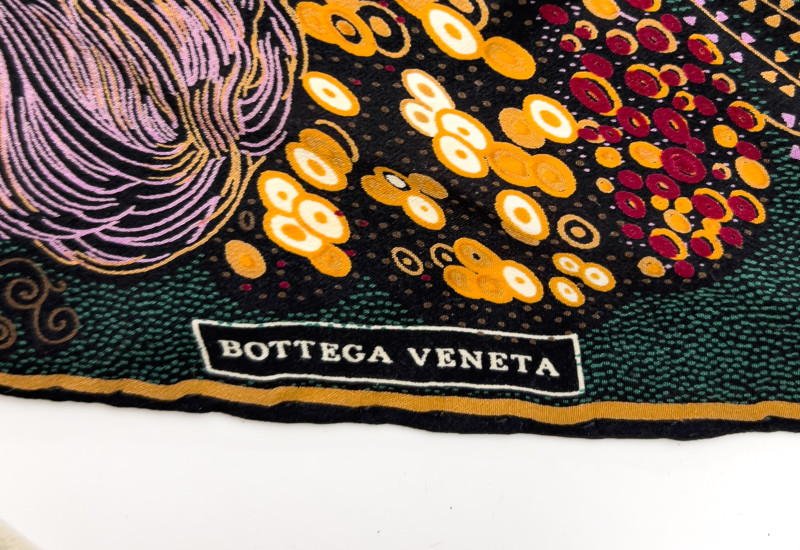 Yves Saint Laurent, Givenchy, Bottega Veneta and Others - Designer Scarves and Pocket Squares, Group of 28