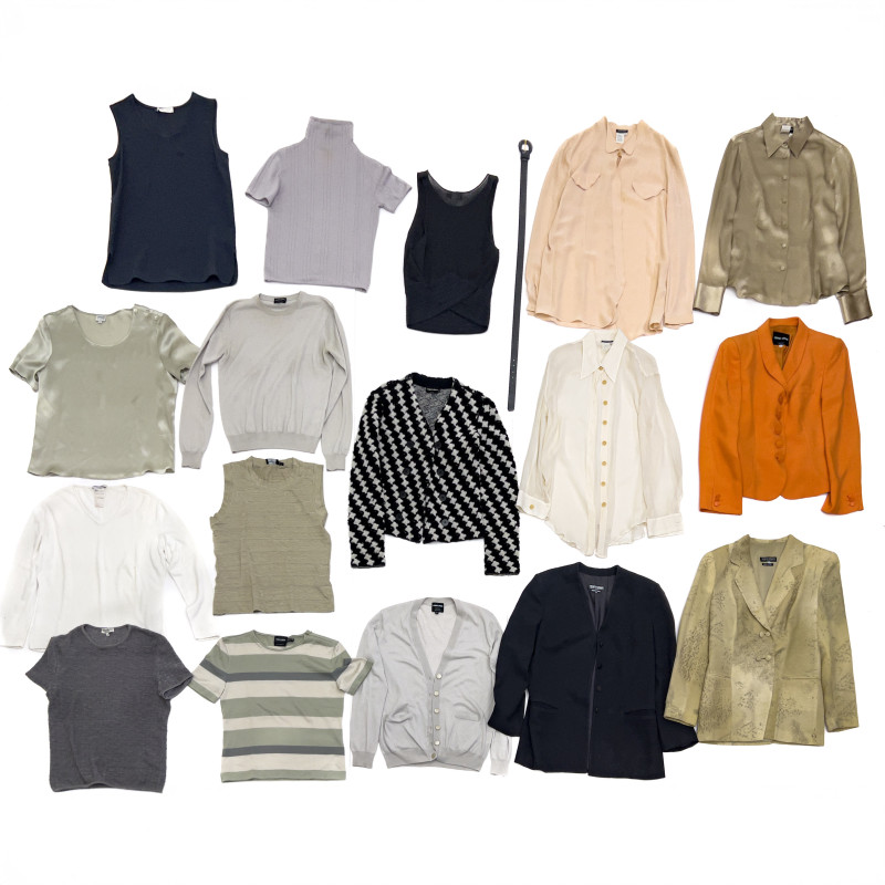 Giorgio Armani - Blazers, Sweaters, Blouses, and Belt, Group of 18