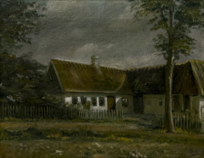 Image for Lot Cottage Painting