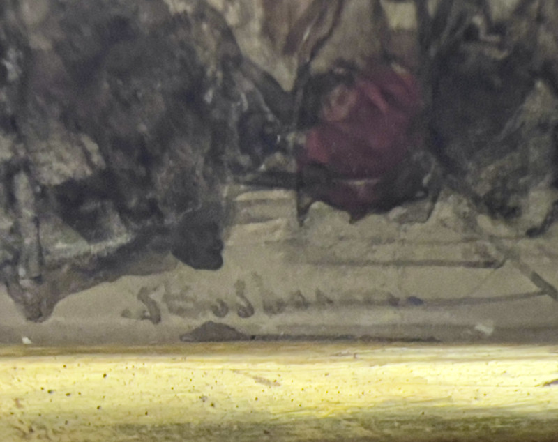 Church Interior Watercolor