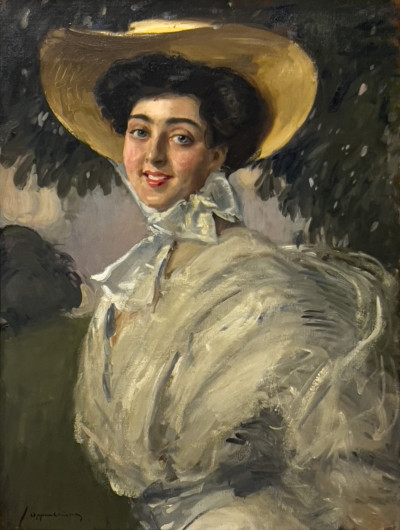 Image for Lot Unknown Artist - Woman in a Hat