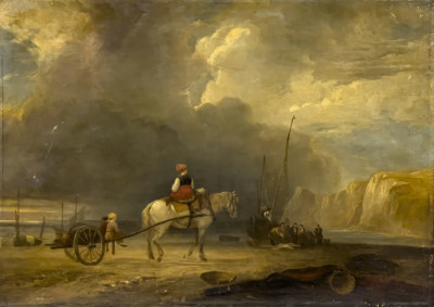 Image for Lot Alfred Collins (attributed) - Untitled (Along the Seashore)