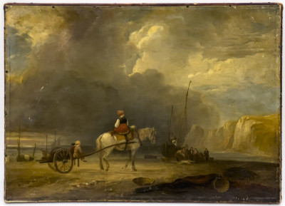 Alfred Collins (attributed) - Untitled (Along the Seashore)