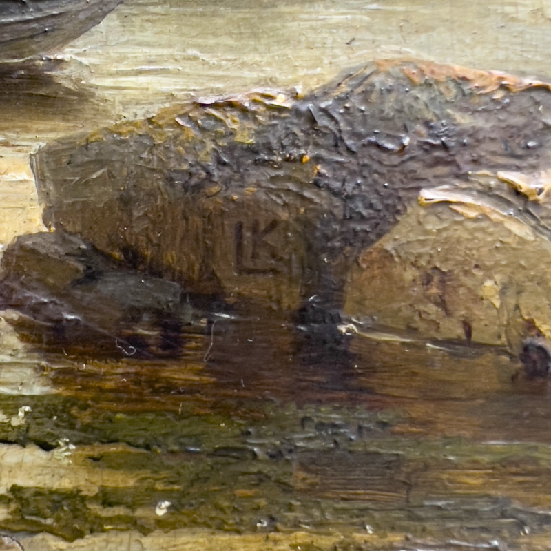 Pieter Lodewijk Kühnen - Untitled (Fishing on the River)