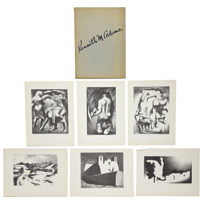 Image for Lot Kenneth Miller Adams - New Mexico Artists Series No. 1 (Partial Portfolio)