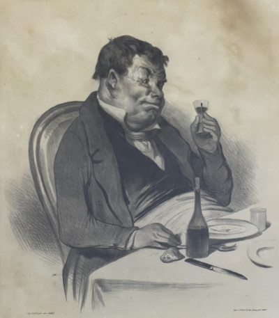 Honoré Daumier and Others - Wine and Grapes Editions, Group of 3