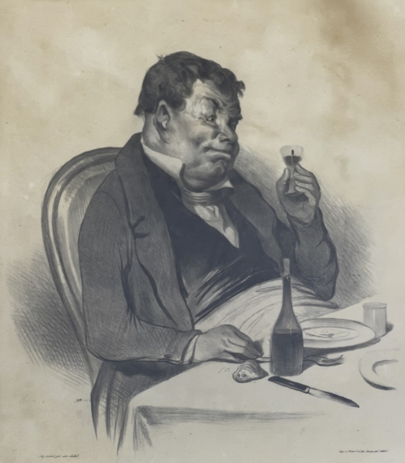 Honoré Daumier and Others - Wine and Grapes Editions, Group of 3