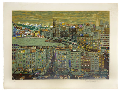 Image for Lot Ralph Fasanella - Bridges