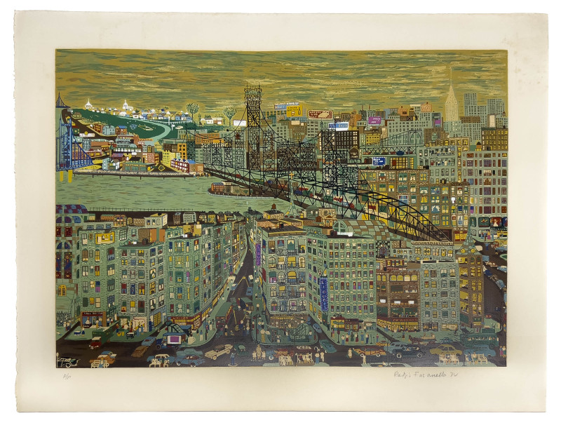 Ralph Fasanella - Bridges