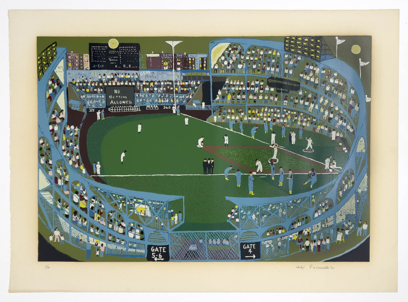 Ralph Fasanella - Ball Park