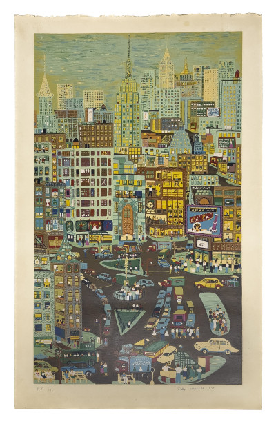 Image for Lot Ralph Fasanella - Empire State Building