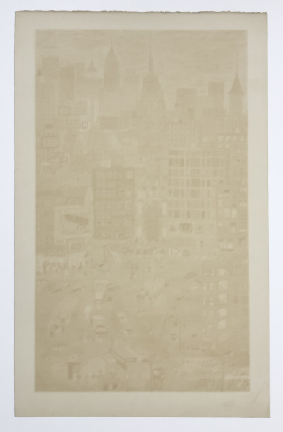 Ralph Fasanella - Empire State Building