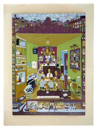 Image for Lot Ralph Fasanella - Family Supper