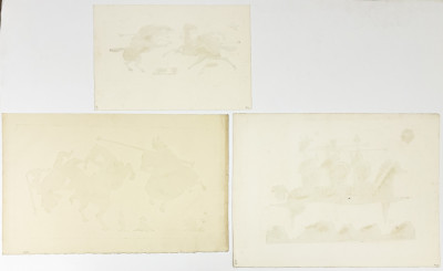 Guillermo Silva Santamaria - Warriors in Horseback, 3 Editions