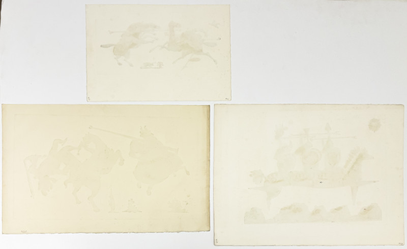 Guillermo Silva Santamaria - Warriors in Horseback, 3 Editions