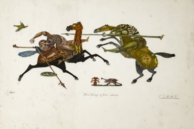 Guillermo Silva Santamaria - Warriors in Horseback, 3 Editions