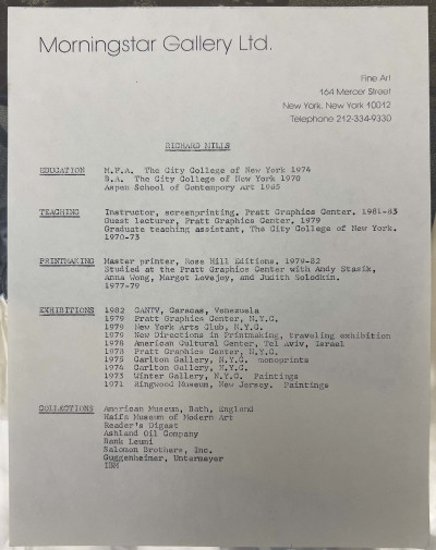 Richard Mills - New York City Prints, Group of 2