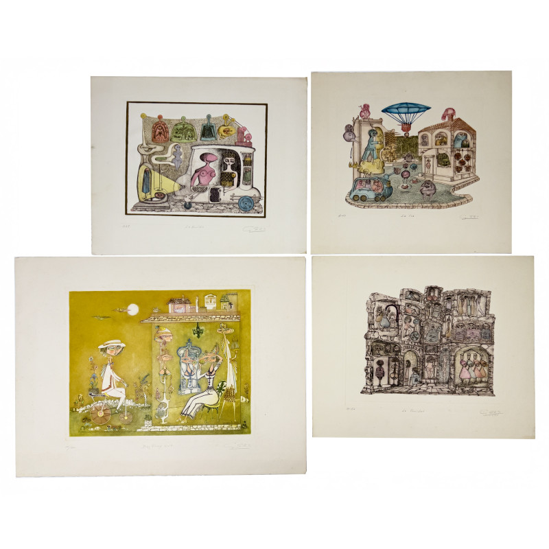 Guillermo Silva Santamaria - Figures, 4 Editions
