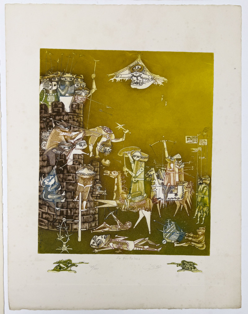 Guillermo Silva Santamaria - Figures and Warriors on Horseback, 4 Editions