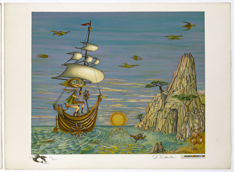 Guillermo Silva Santamaria - Figures on Ships and Horseback