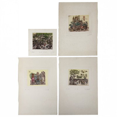 Image for Lot Guillermo Silva Santamaria - Landscapes and Interiors, 4 Editions