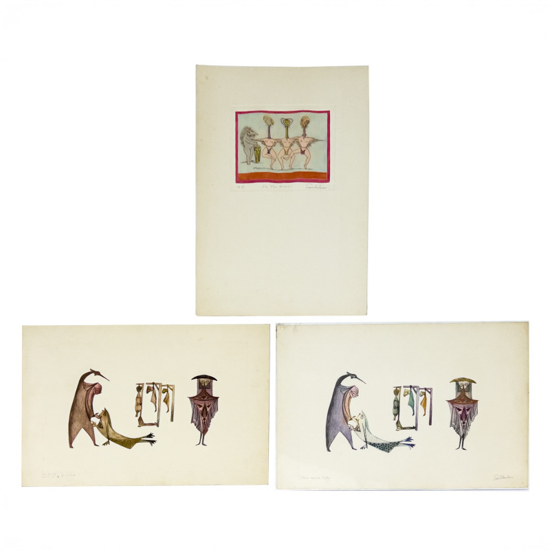 Guillermo Silva Santamaria - Los Tres Garcias / Los Justos, 3 Editions