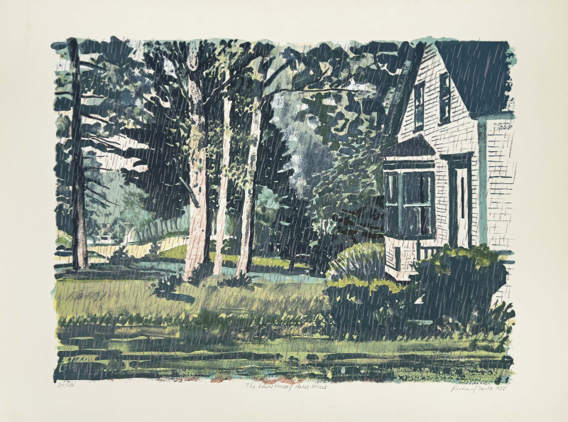 Richard Mills - Rainy Street Scenes, 2 Prints