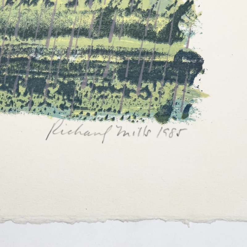 Richard Mills - Rainy Street Scenes, 2 Prints