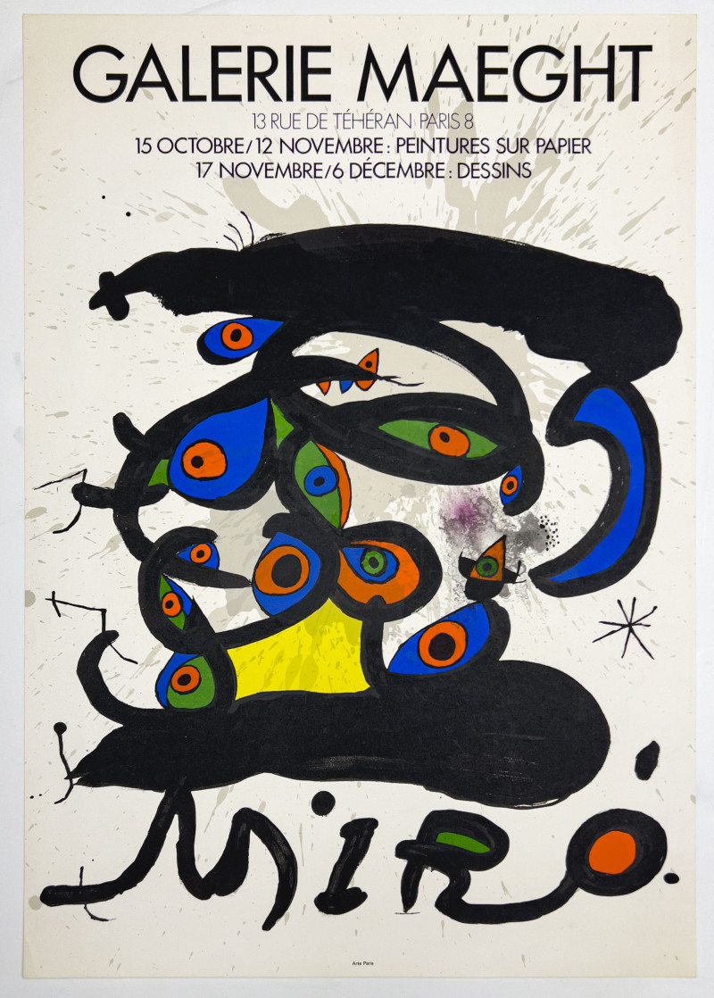 Joan Miró - Two Galerie Maeght Exhibition Posters