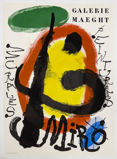 Joan Miró - Two Galerie Maeght Exhibition Posters