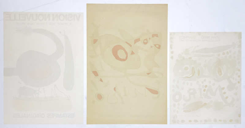 Joan Miró - Three Exhibition Posters