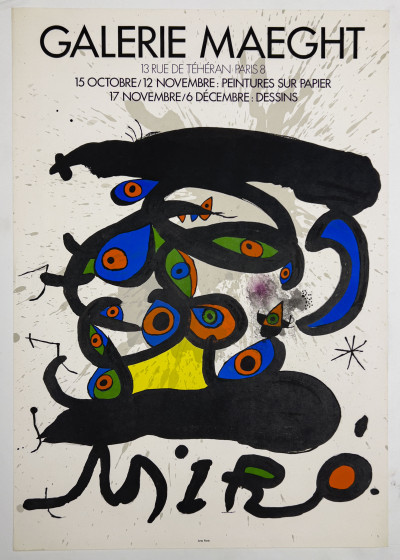 Joan Miró - Two Galerie Maeght Exhibition Posters