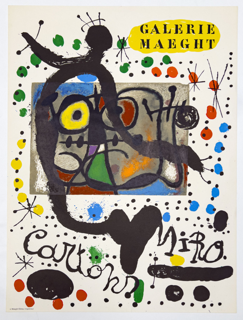 Joan Miró - Two Galerie Maeght Exhibition Posters