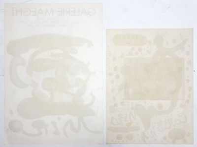 Joan Miró - Two Galerie Maeght Exhibition Posters