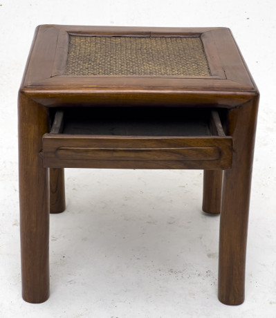 Chinese Hardwood Double Pedestal Desk