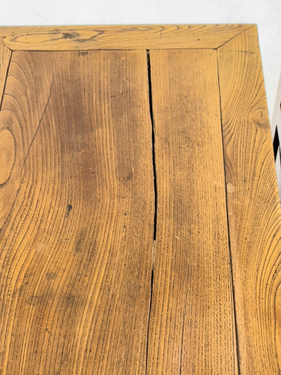 Chinese Hardwood Double Pedestal Desk