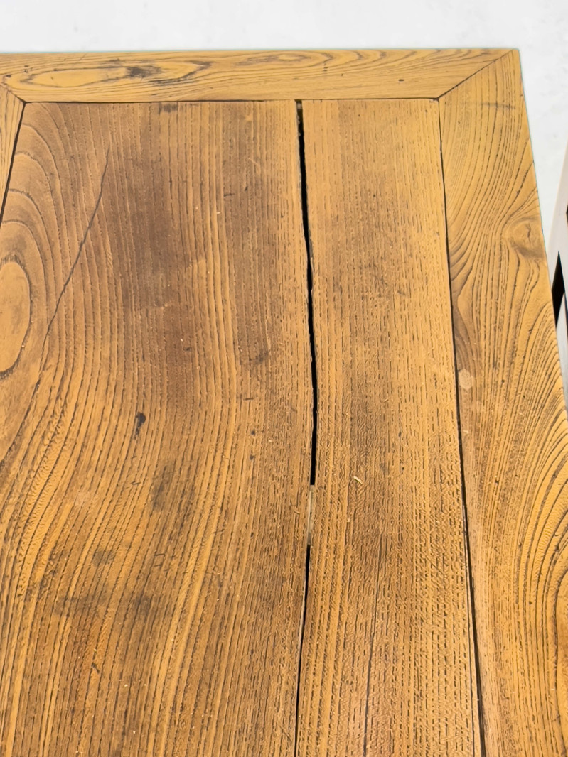 Chinese Hardwood Double Pedestal Desk