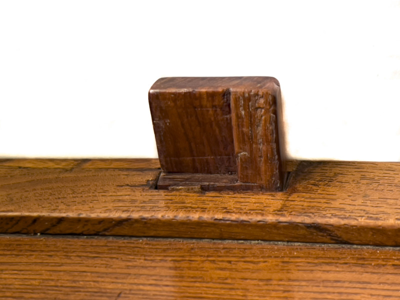 Chinese Hardwood Double Pedestal Desk