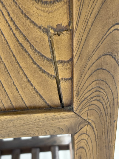 Chinese Hardwood Double Pedestal Desk