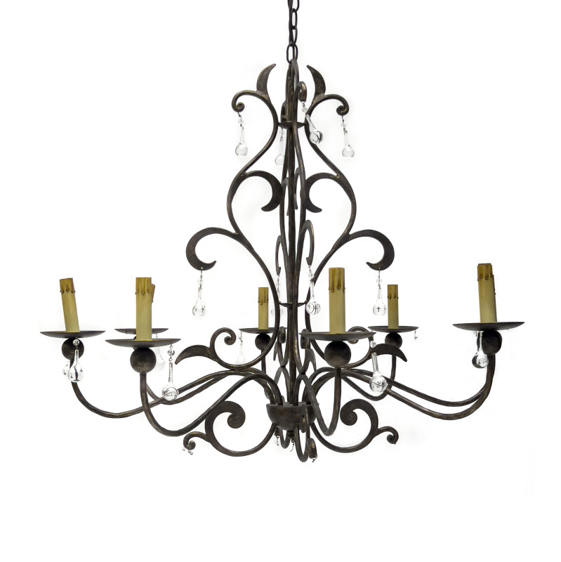 Eight-Light Chandelier