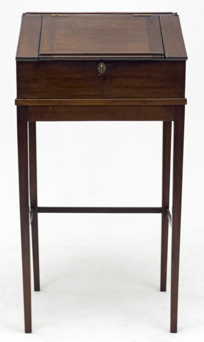 Image for Lot Mahogany Standing Desk