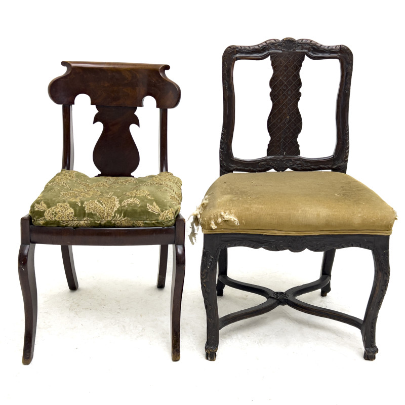 Nineteenth Century Side Chairs, Group of 2
