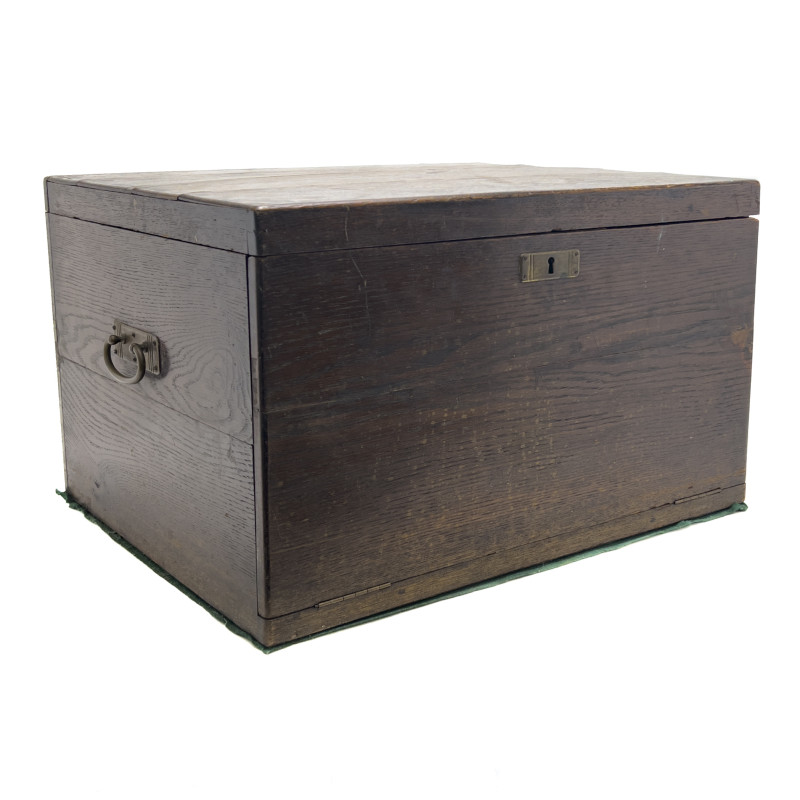Silver Flatware Oak Storage Chest