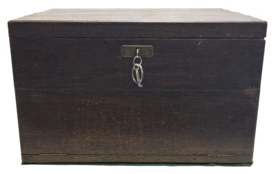 Silver Flatware Oak Storage Chest