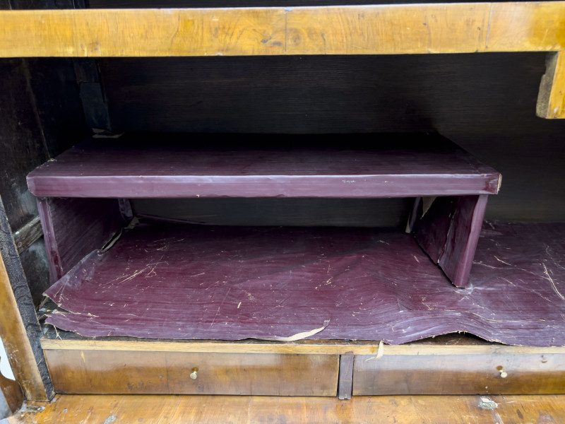 Carved Dutch Bombé Cupboard