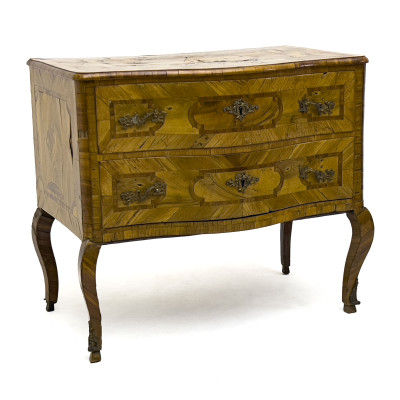 Image for Lot French Inlaid Commode