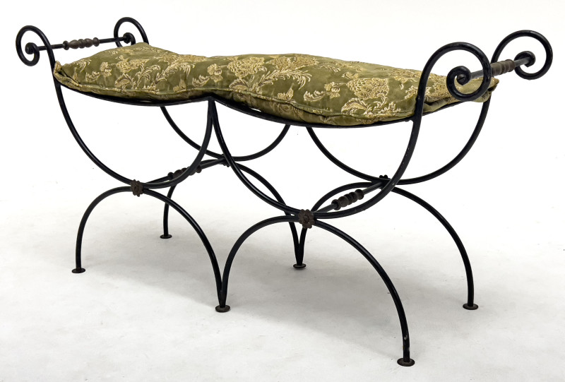 French Wrought Iron Window Bench